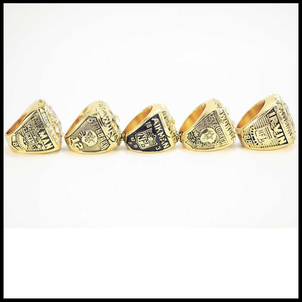 Dallas Cowboys Super Bowl Championship Ring Set