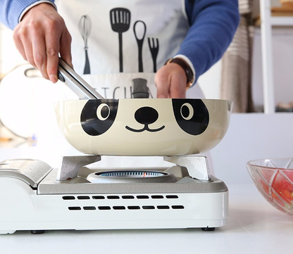 Non-Stick Panda Frying Pan and Stone Cookware