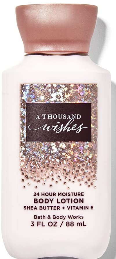 Bath and Body Works Super Smooth Body Lotion Travel Size 3 Oz. (A Thousand Wishes)