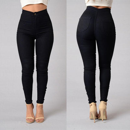 Trendy Slim Fit Women's Skinny Jeans in Candy Colors