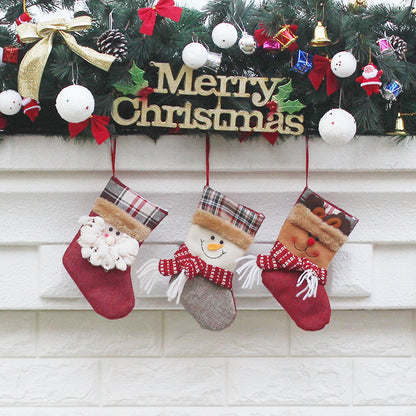 Christmas Stocking Gift Bag and Tree Decorations