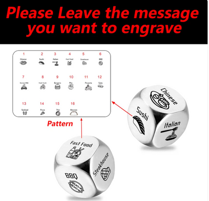 Food Decision Dice