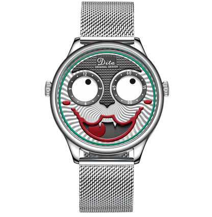 Russian Clown Men's Waterproof Quartz Watch Concept