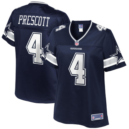 NFL PRO LINE Womens Dak Prescott Navy Dallas Cowboys Player Jersey
