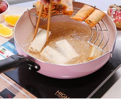 Non-Stick Panda Frying Pan and Stone Cookware