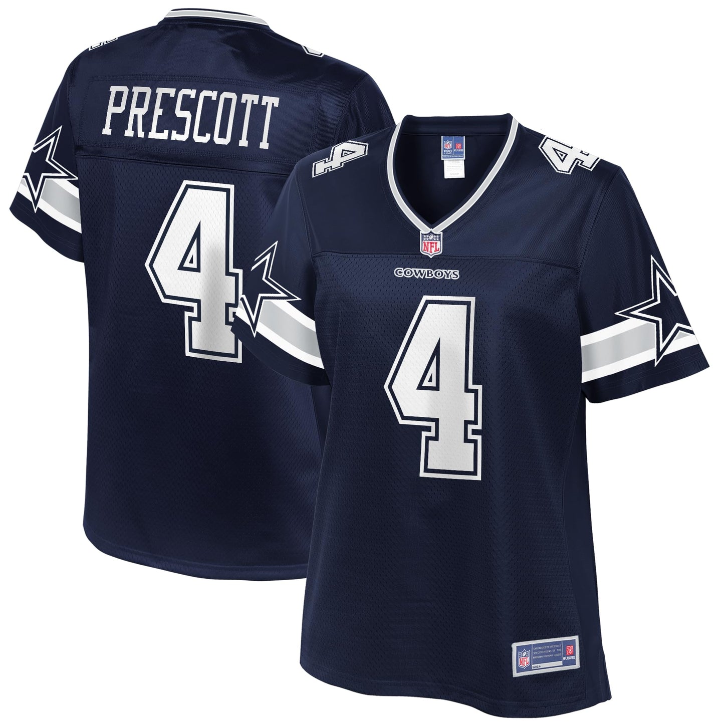 NFL PRO LINE Womens Dak Prescott Navy Dallas Cowboys Player Jersey