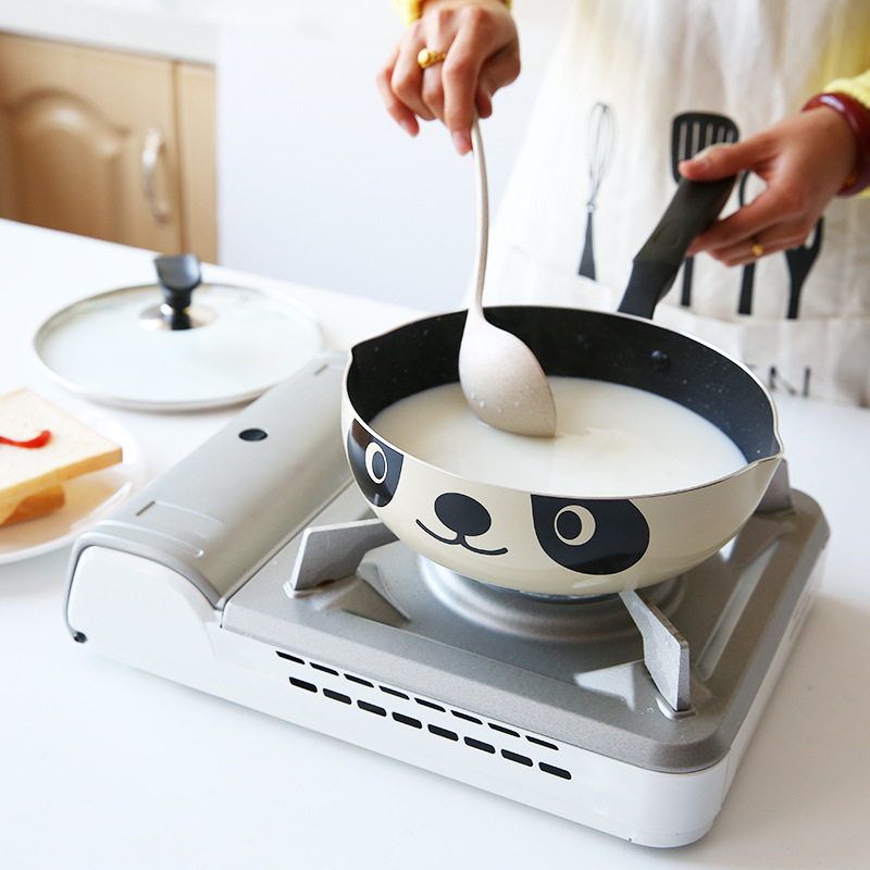 Non-Stick Panda Frying Pan and Stone Cookware