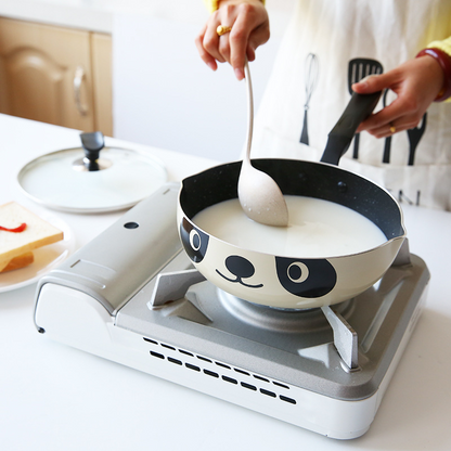 Non-Stick Panda Frying Pan and Stone Cookware
