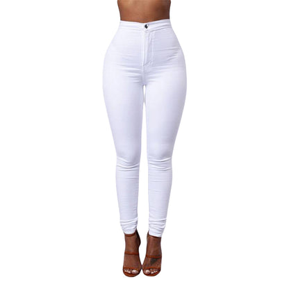 Trendy Slim Fit Women's Skinny Jeans in Candy Colors