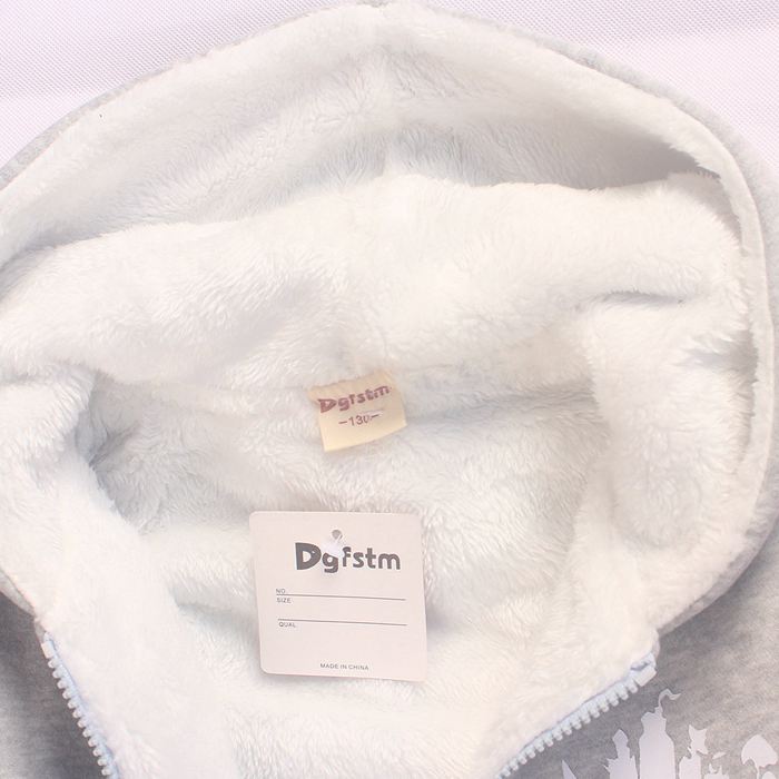 Boys' Double-Layer Fleece Jacket for Winter