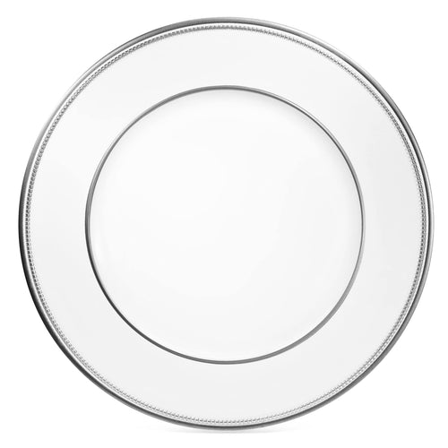 OCCASIONS  10 Pieces Round 13 Round Acrylic Plastic Wedding Chargers Dinner Party Decoration Charger Plates (Crown White & Silver)