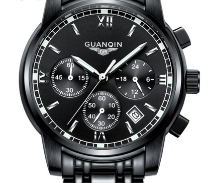 Luminous Steel Band Outdoor Sports Watch